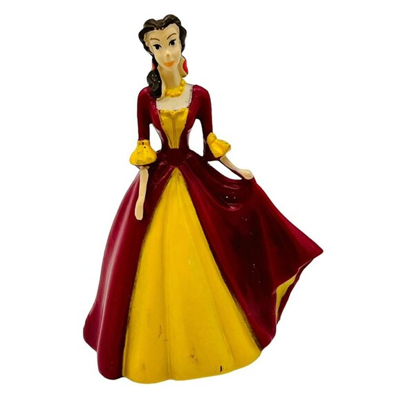 Disney Princess Figures Cinderella Snow White Belle Cake Topper 2 inch Lot of 4 - Picture 4 of 11